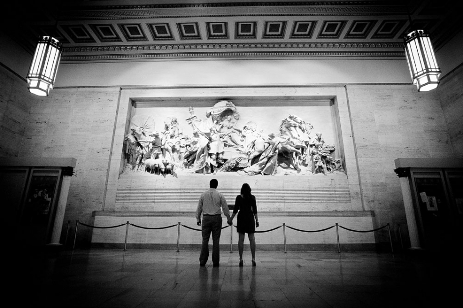 Erin Tom 30th Street Station Engagement Photography Melissa Kelly Photography